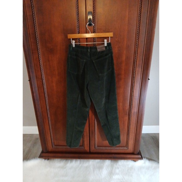 Lauren Ralph Lauren Women's Size 6 Petite Forest Green Corduroy Pants - Picture 5 of 10